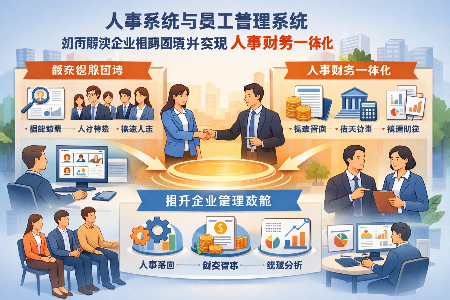 人事系统与员工管理系统如何解决企业招聘困境并实现人事财务一体化