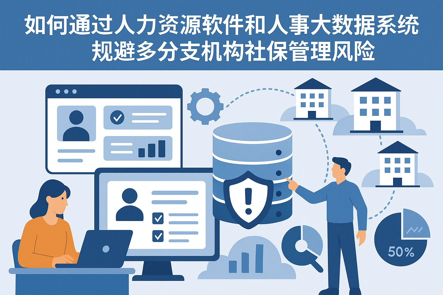 如何通过人力资源软件和人事大数据系统规避多分支机构社保管理风险
