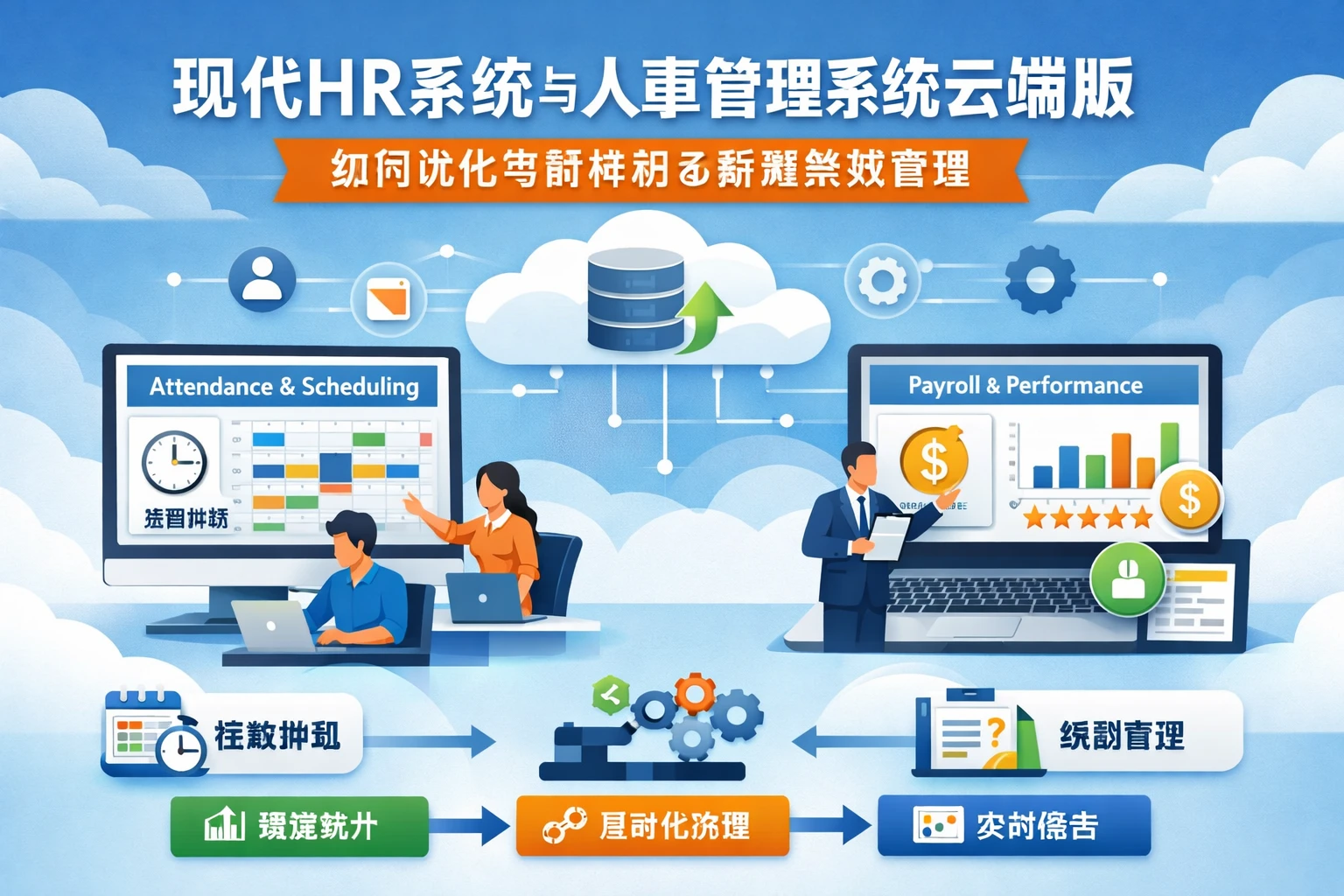 现代HR系统与人事管理系统云端版如何优化考勤排班及薪酬绩效管理