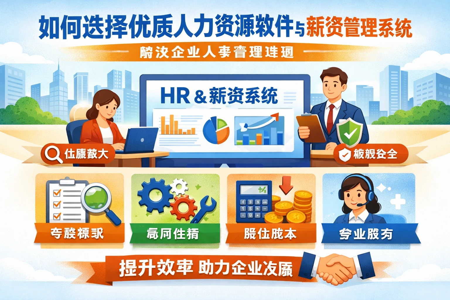 如何选择优质人力资源软件与薪资管理系统解决企业人事管理难题