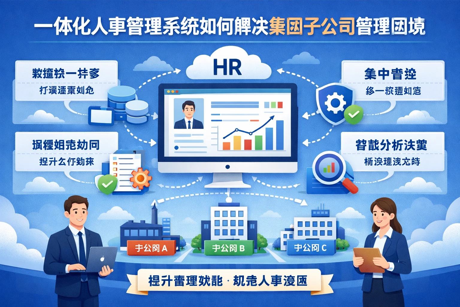 一体化人事管理系统如何解决集团子公司管理困境