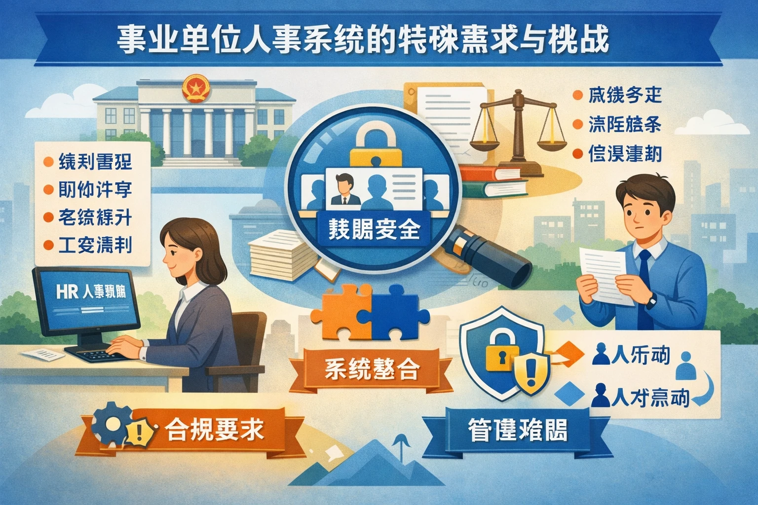 事业单位人事系统的特殊需求与挑战