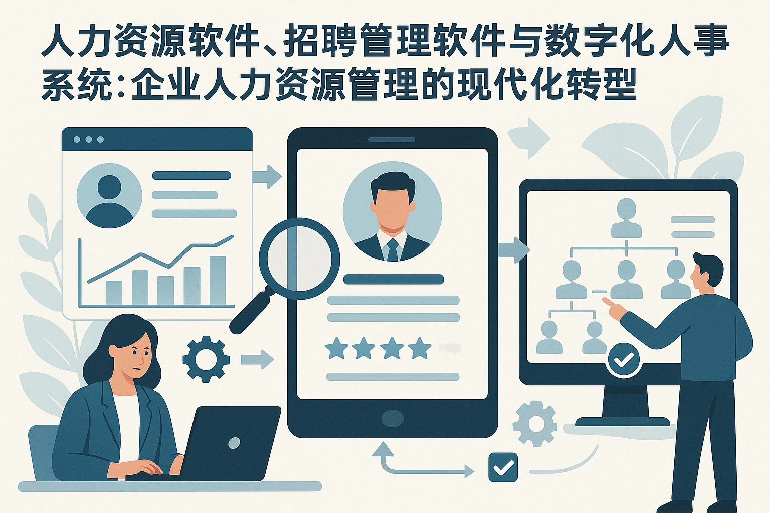 人力资源软件、招聘管理软件与数字化人事系统：企业人力资源管理的现代化转型