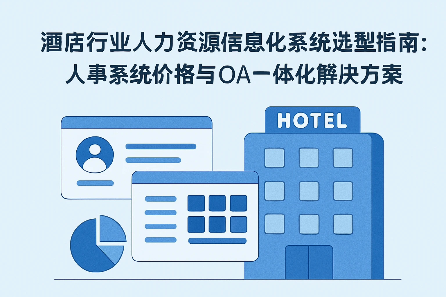 酒店行业人力资源信息化系统选型指南：人事系统价格与OA一体化解决方案