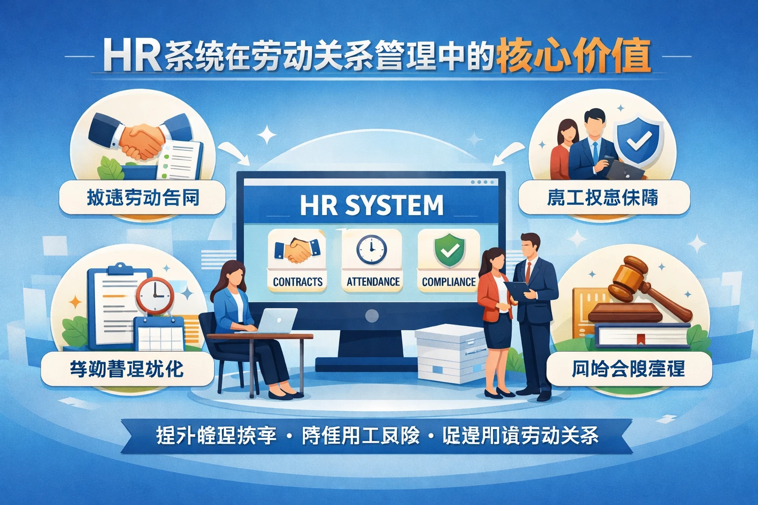 HR系统在劳动关系管理中的核心价值