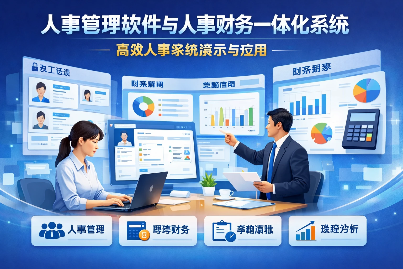 人事管理软件与人事财务一体化系统：高效人事系统演示与应用
