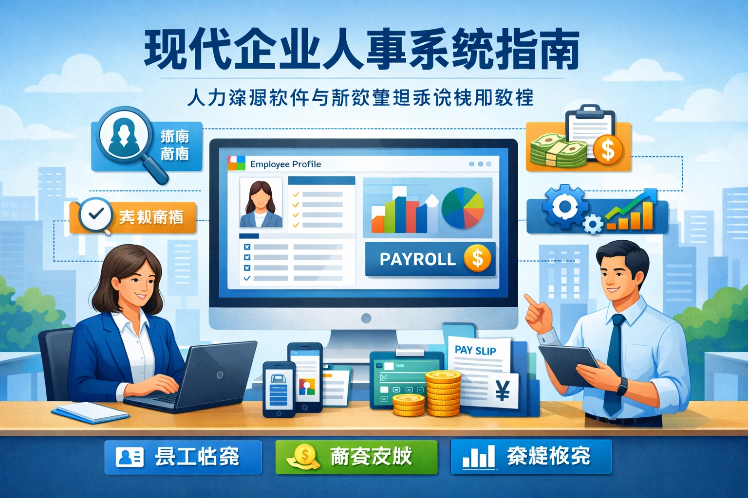 现代企业人事系统指南：人力资源软件与薪资管理系统使用教程