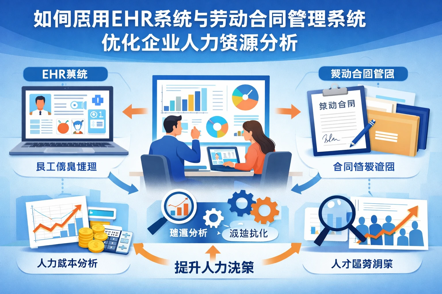 如何运用ehr系统与劳动合同管理系统优化企业人力资源分析