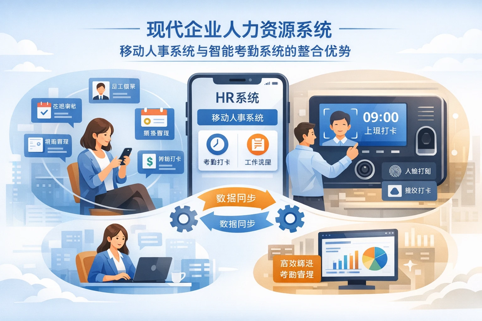现代企业人力资源系统:移动人事系统与智能考勤系统的整合优势