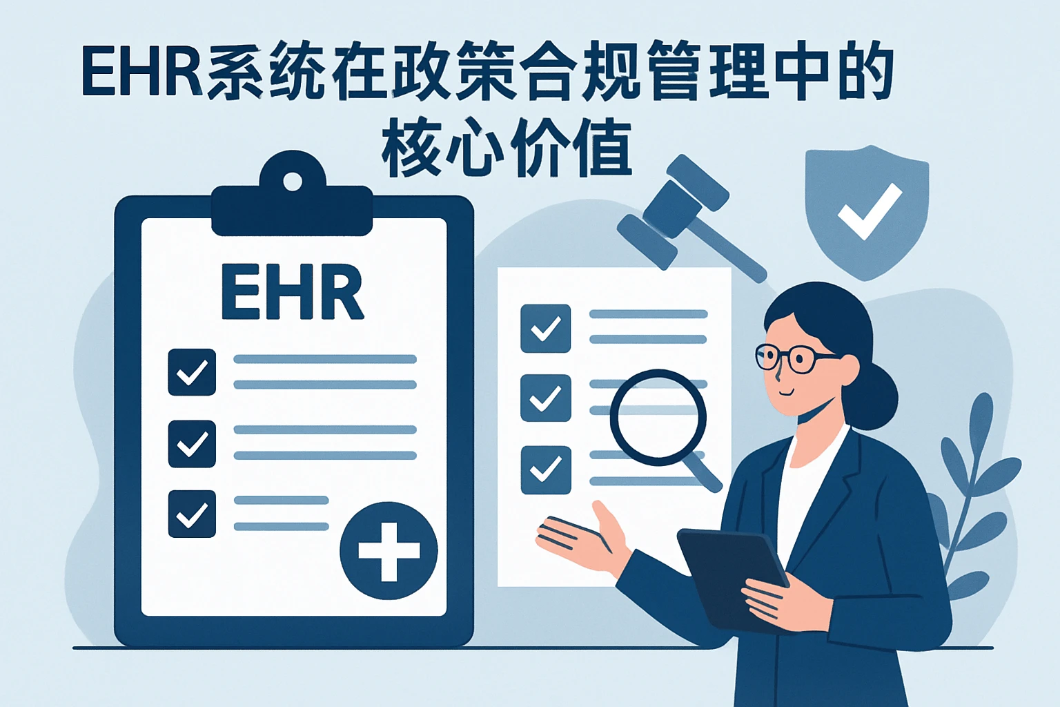 EHR系统在政策合规管理中的核心价值