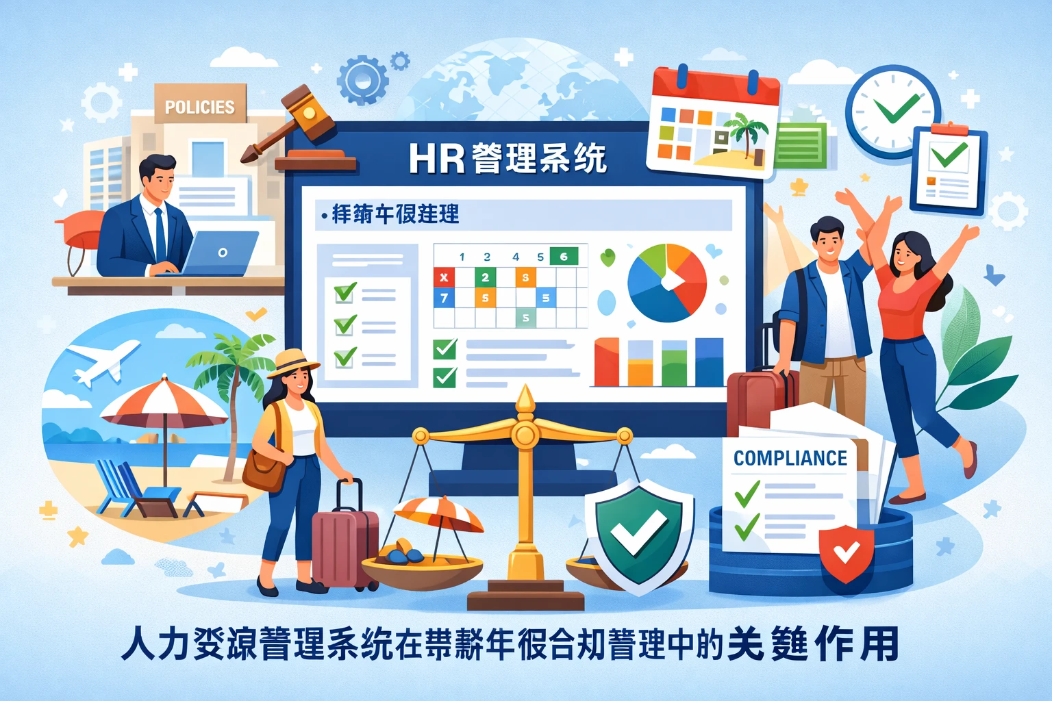 人力资源管理系统在带薪年假合规管理中的关键作用