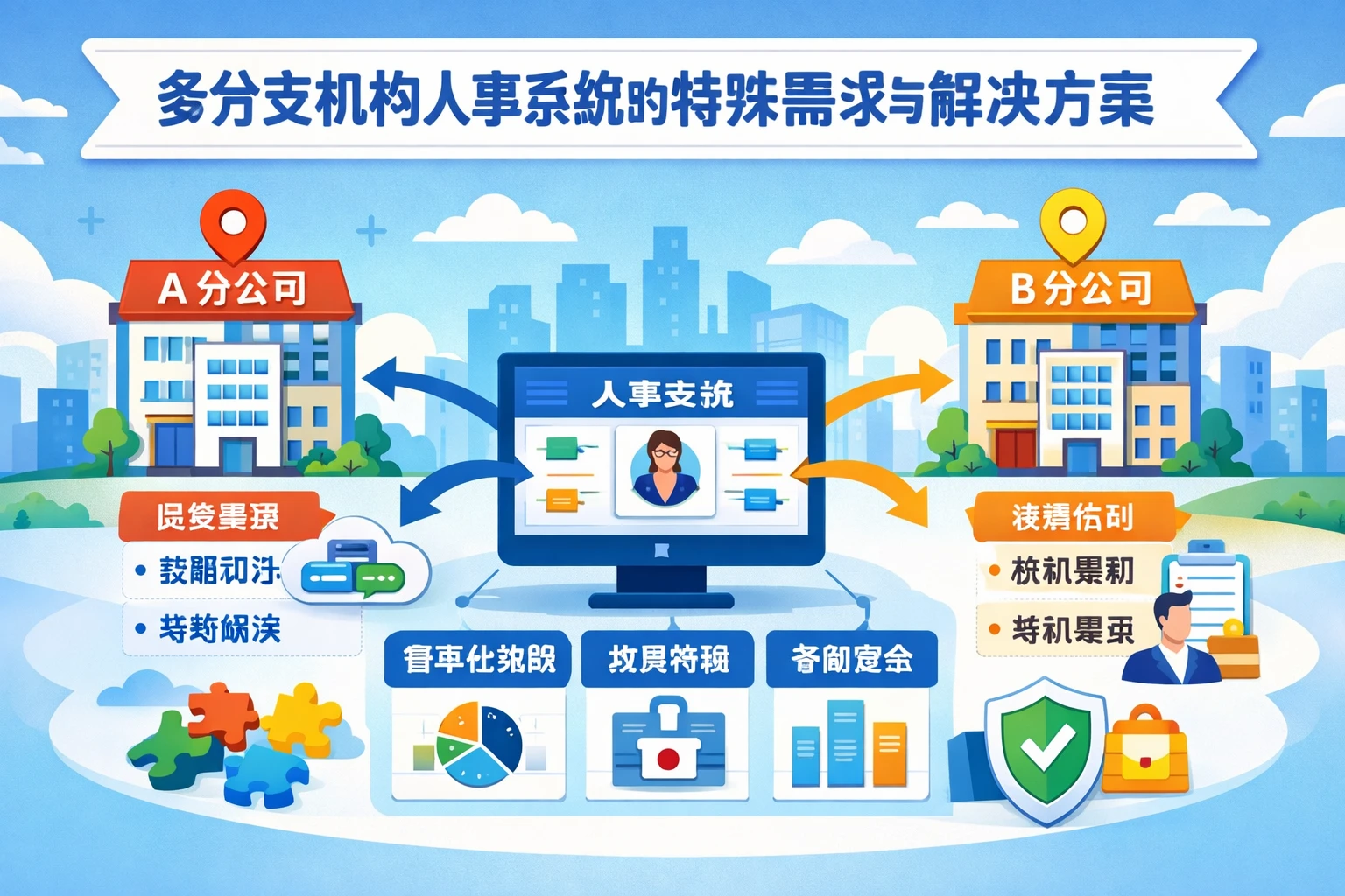 多分支机构人事系统的特殊需求与解决方案