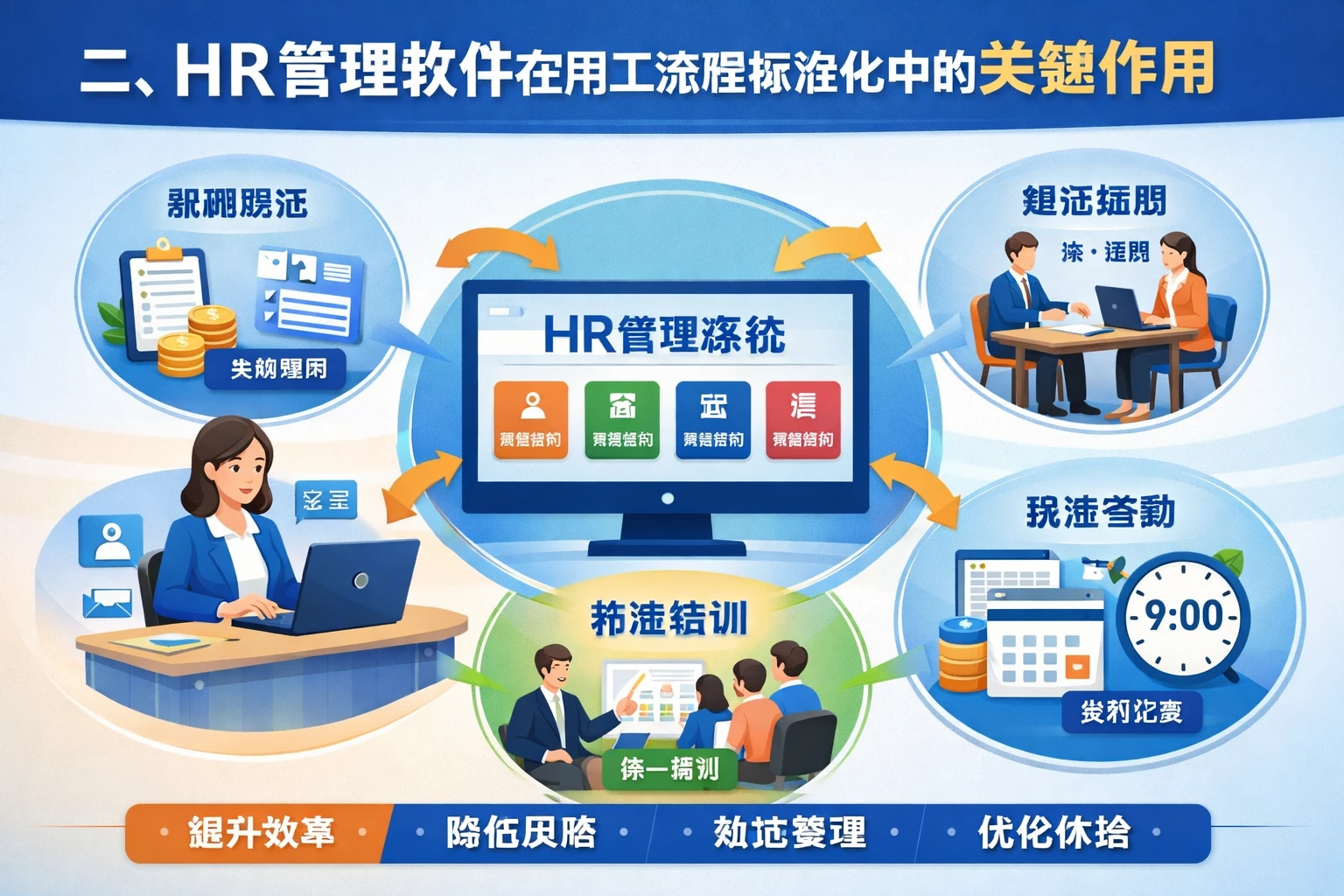 二、HR管理软件在用工流程标准化中的关键作用