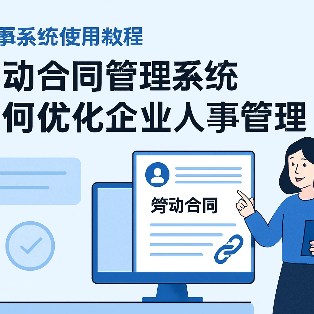 人事系统使用教程:劳动合同管理系统如何优化企业人事管理