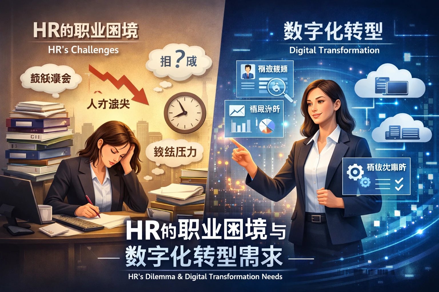 HR的职业困境与数字化转型需求