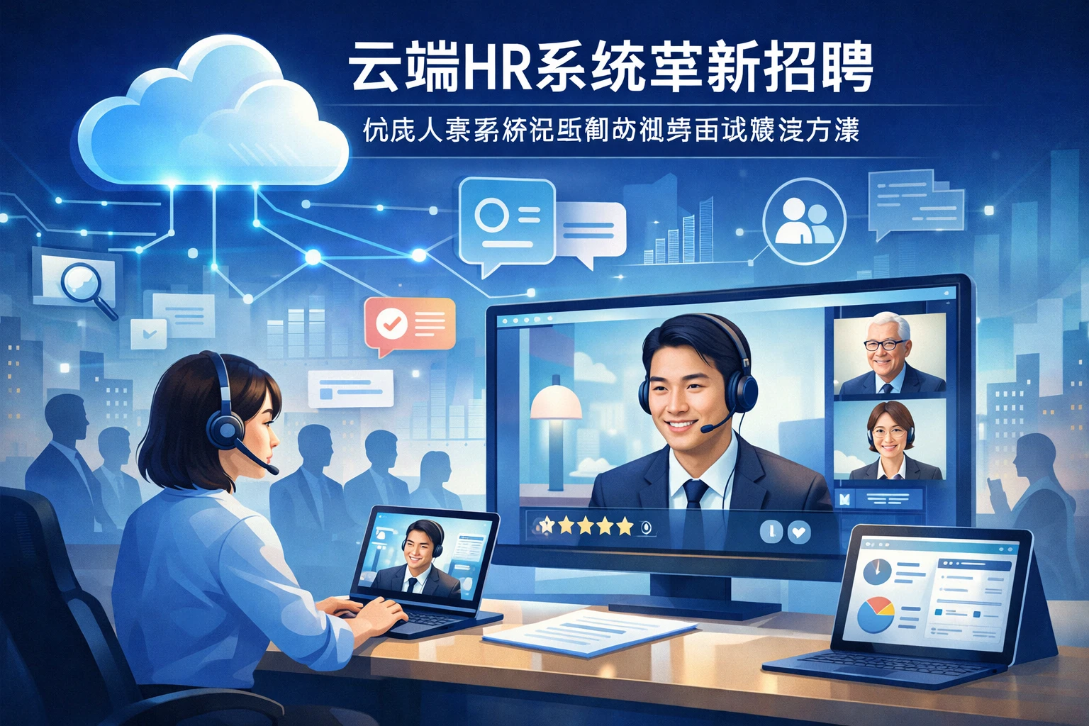 云端HR系统革新招聘：优质人事系统供应商的视频面试解决方案