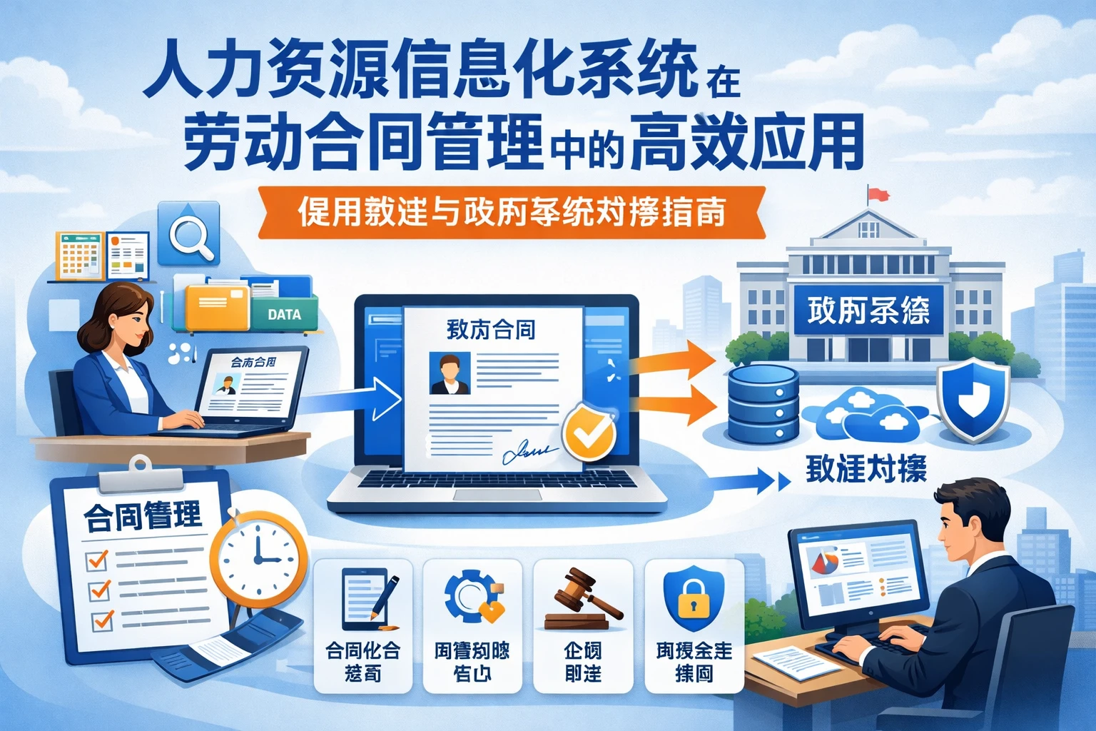 人力资源信息化系统在劳动合同管理中的高效应用：使用教程与政府系统对接指南