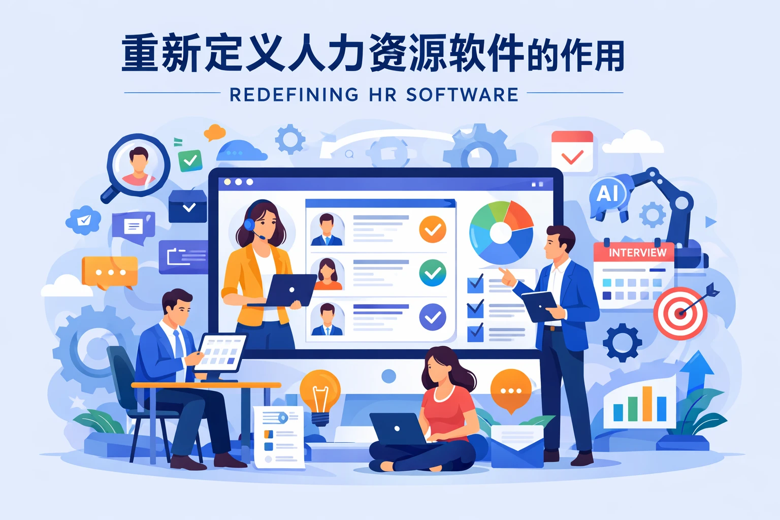 现代人力资源软件的重新定义作用