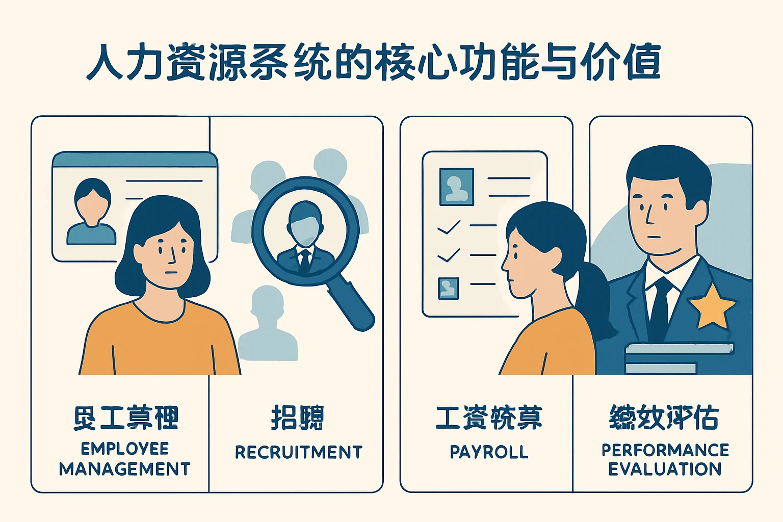 人力资源系统的核心功能与价值