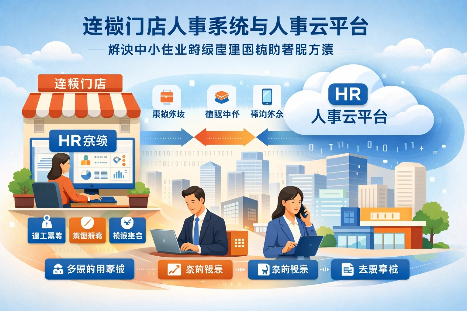 连锁门店人事系统与人事云平台：解决中小企业跨级管理困境的智能方案