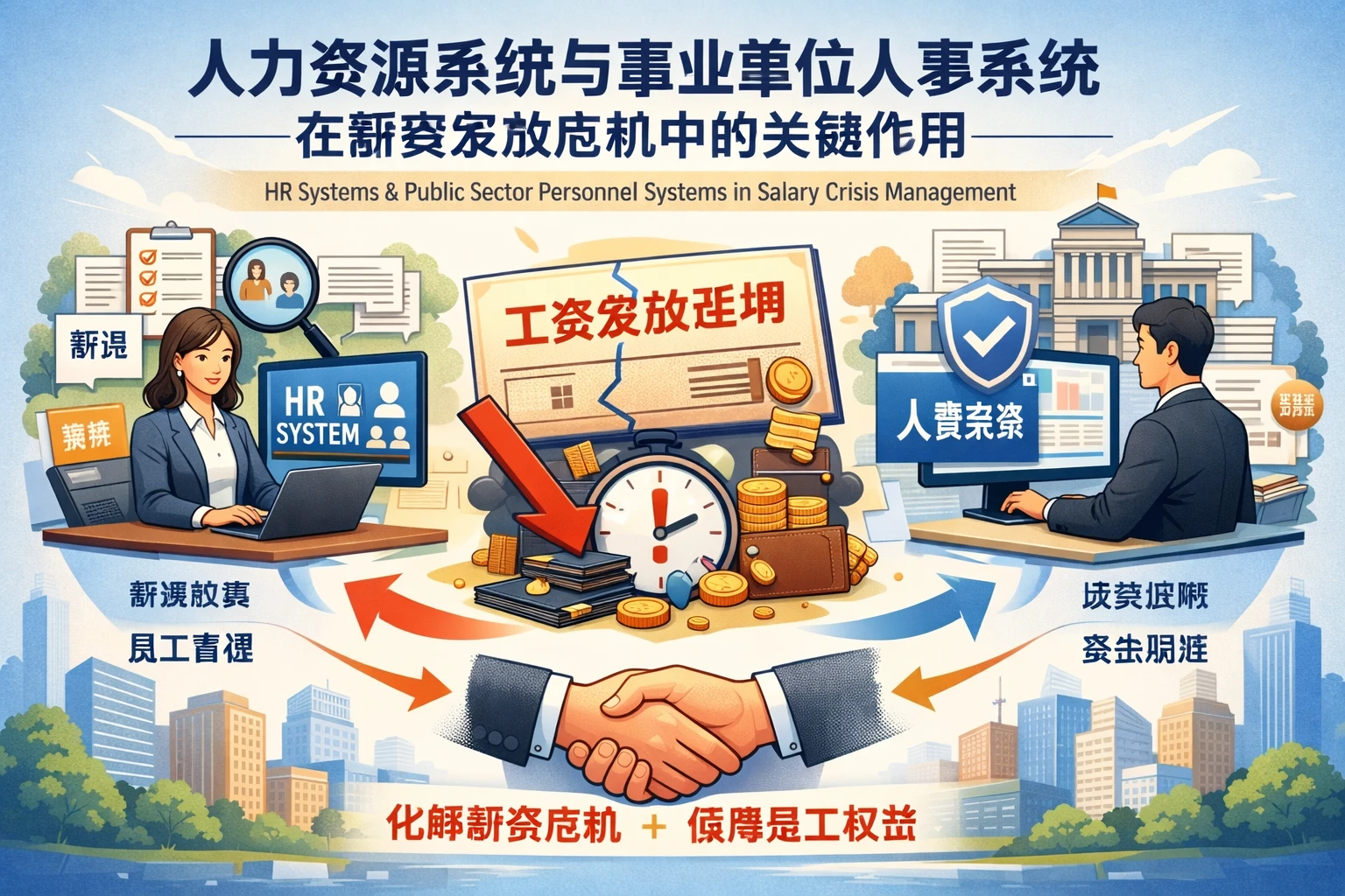 人力资源系统与事业单位人事系统在薪资发放危机中的关键作用