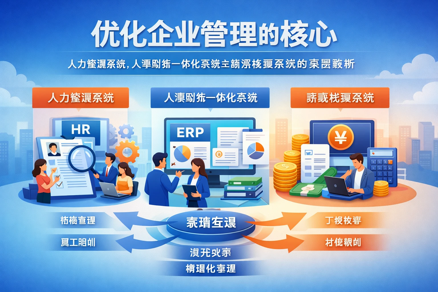 优化企业管理的核心：人力资源系统、人事财务一体化系统与薪资核算系统的深度解析