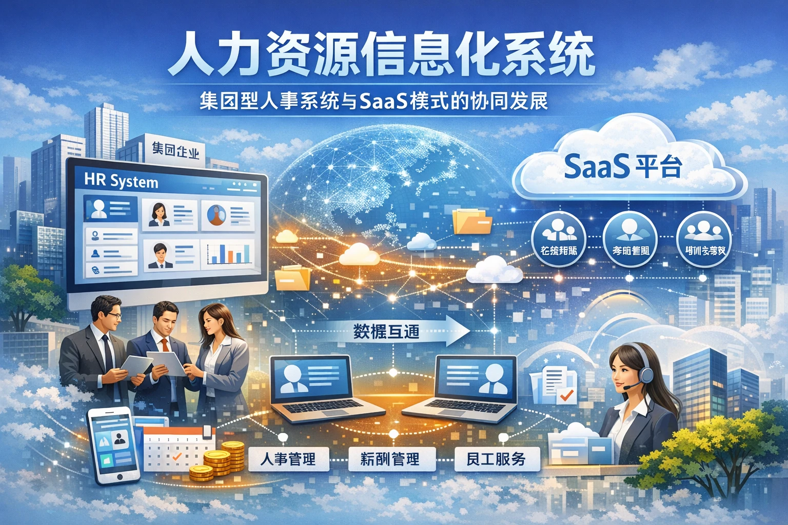 人力资源信息化系统：集团型人事系统与SaaS模式的协同发展