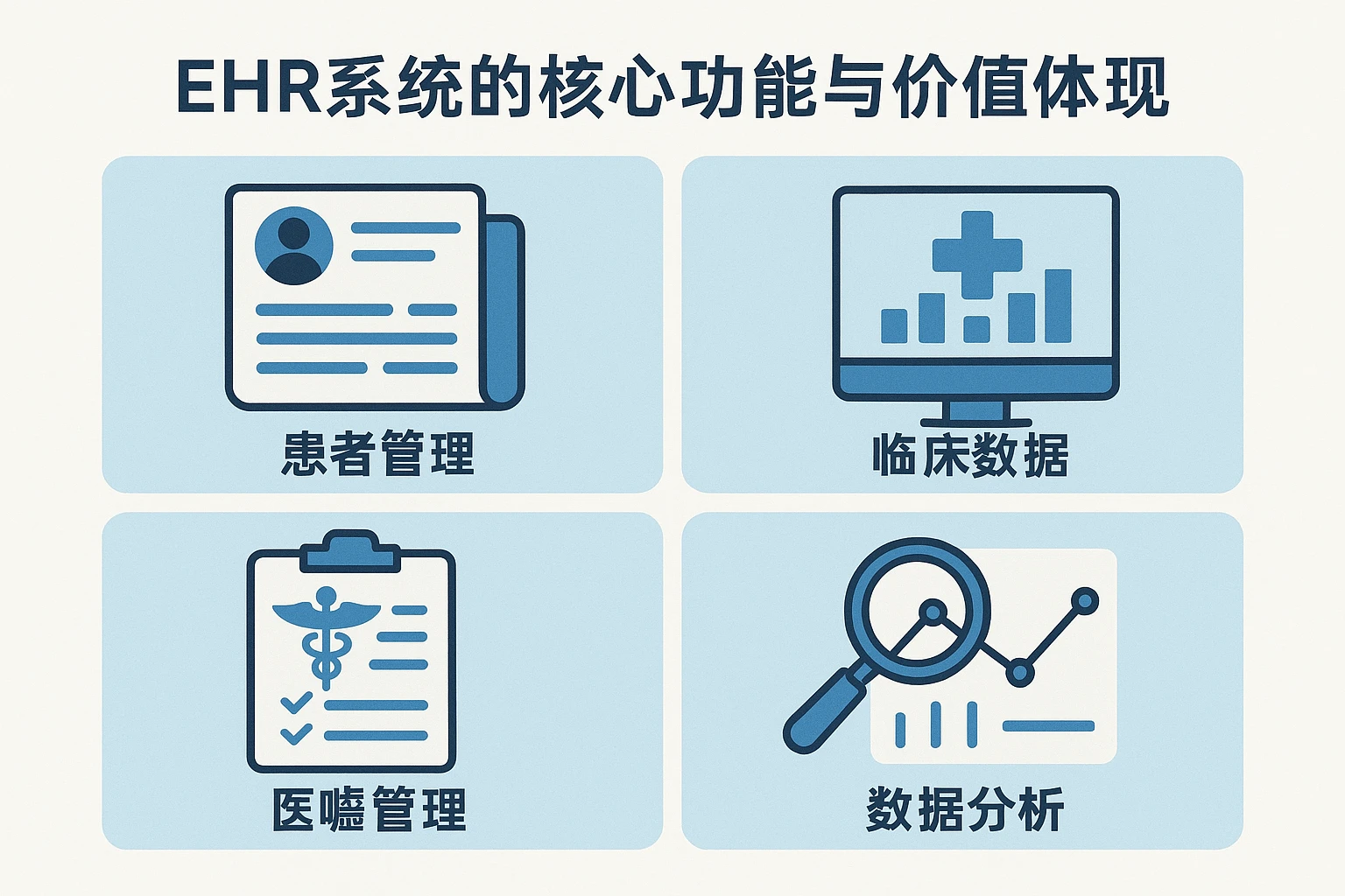 EHR系统的核心功能与价值体现