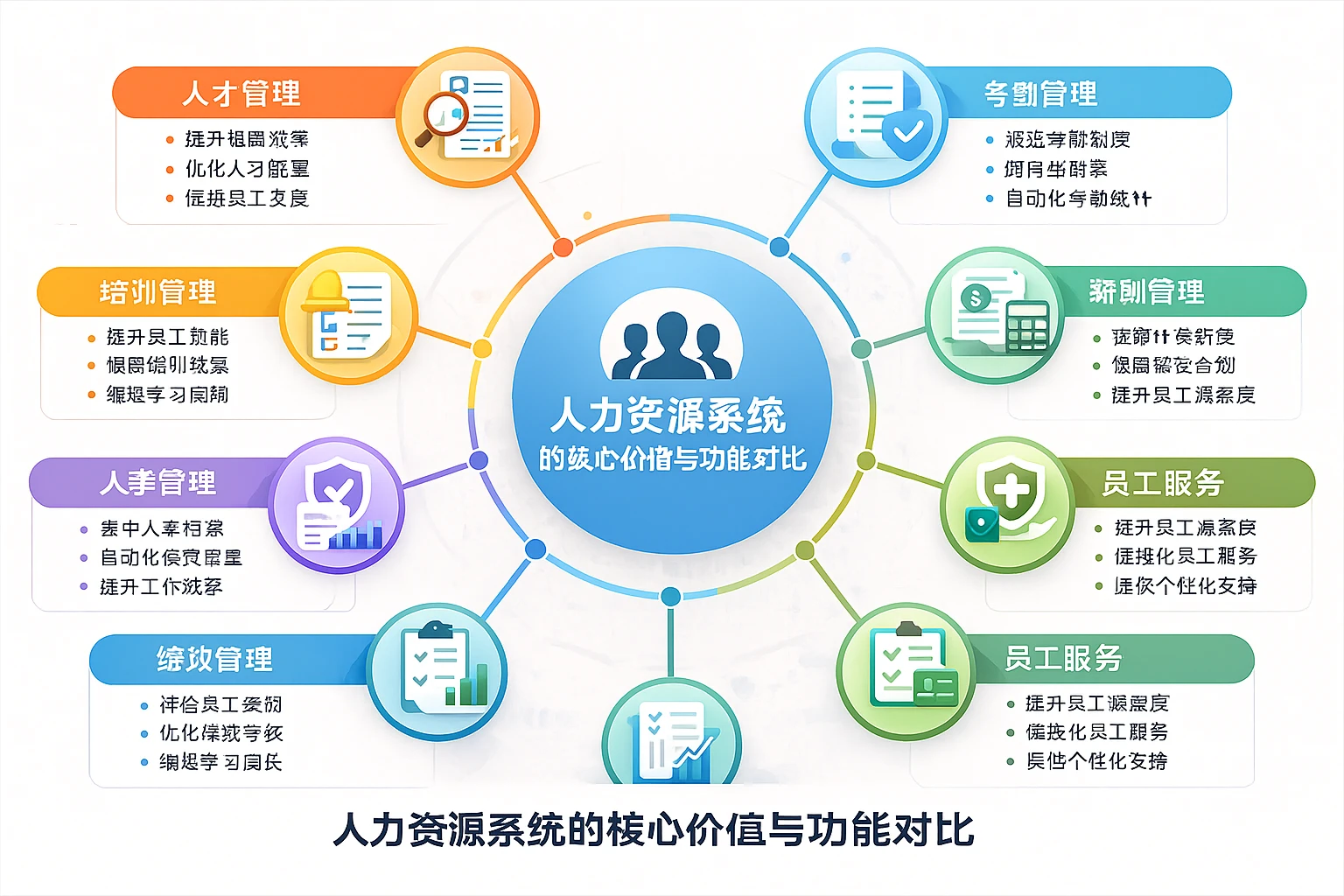 人力资源系统的核心价值与功能比较