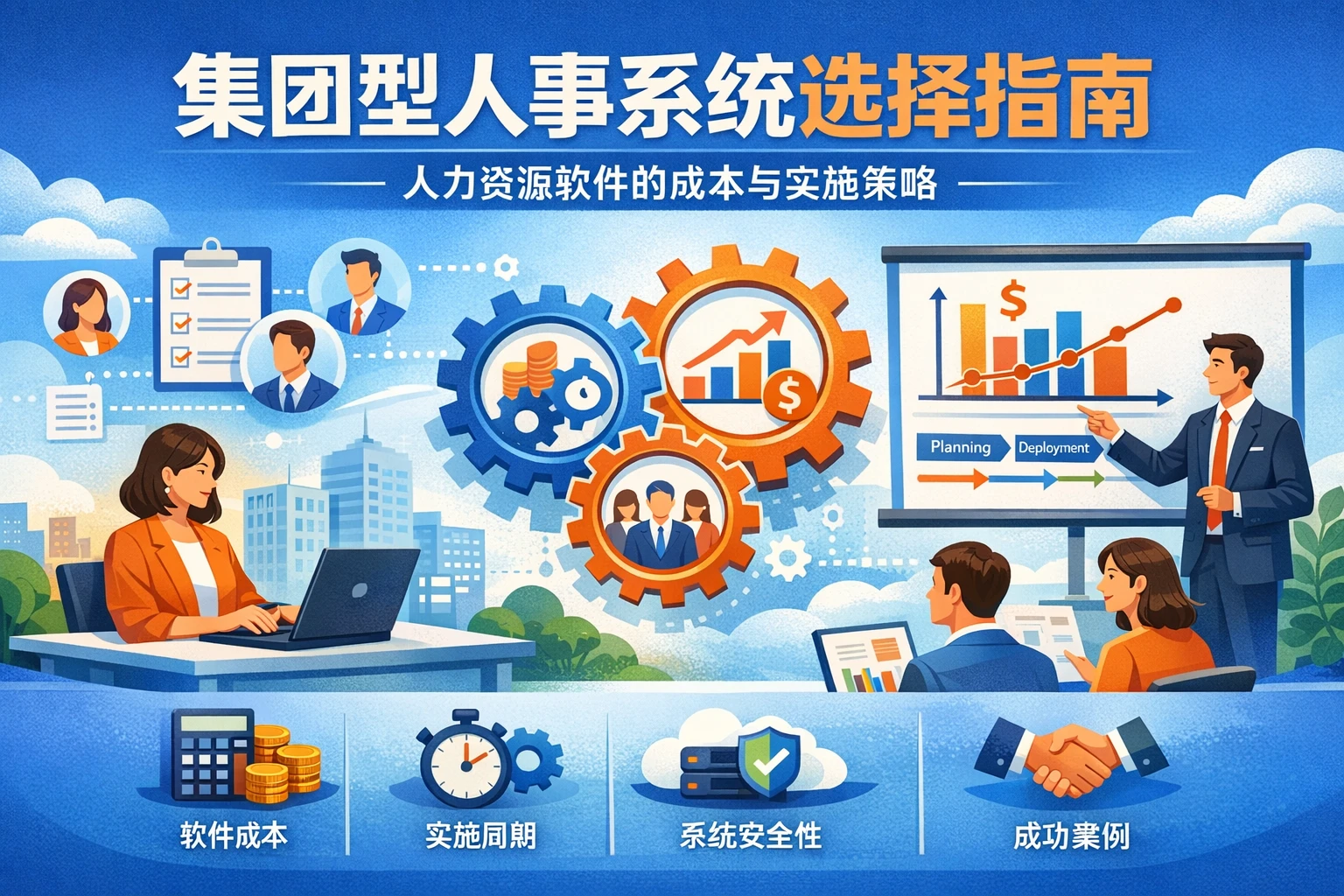 集团型人事系统选择指南：人力资源软件的成本与实施策略
