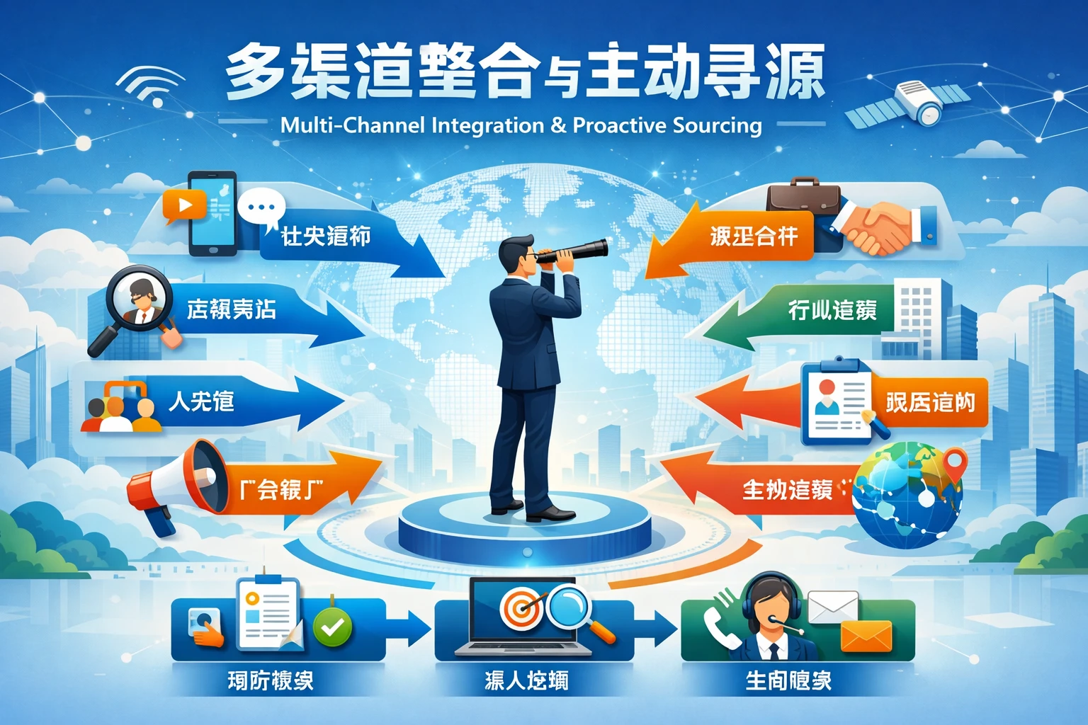 多渠道整合与主动寻源