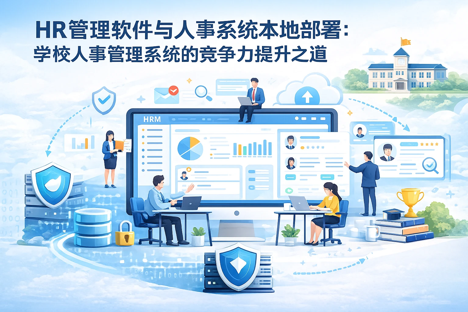 HR管理软件与人事系统本地部署：学校人事管理系统的竞争力提升之道