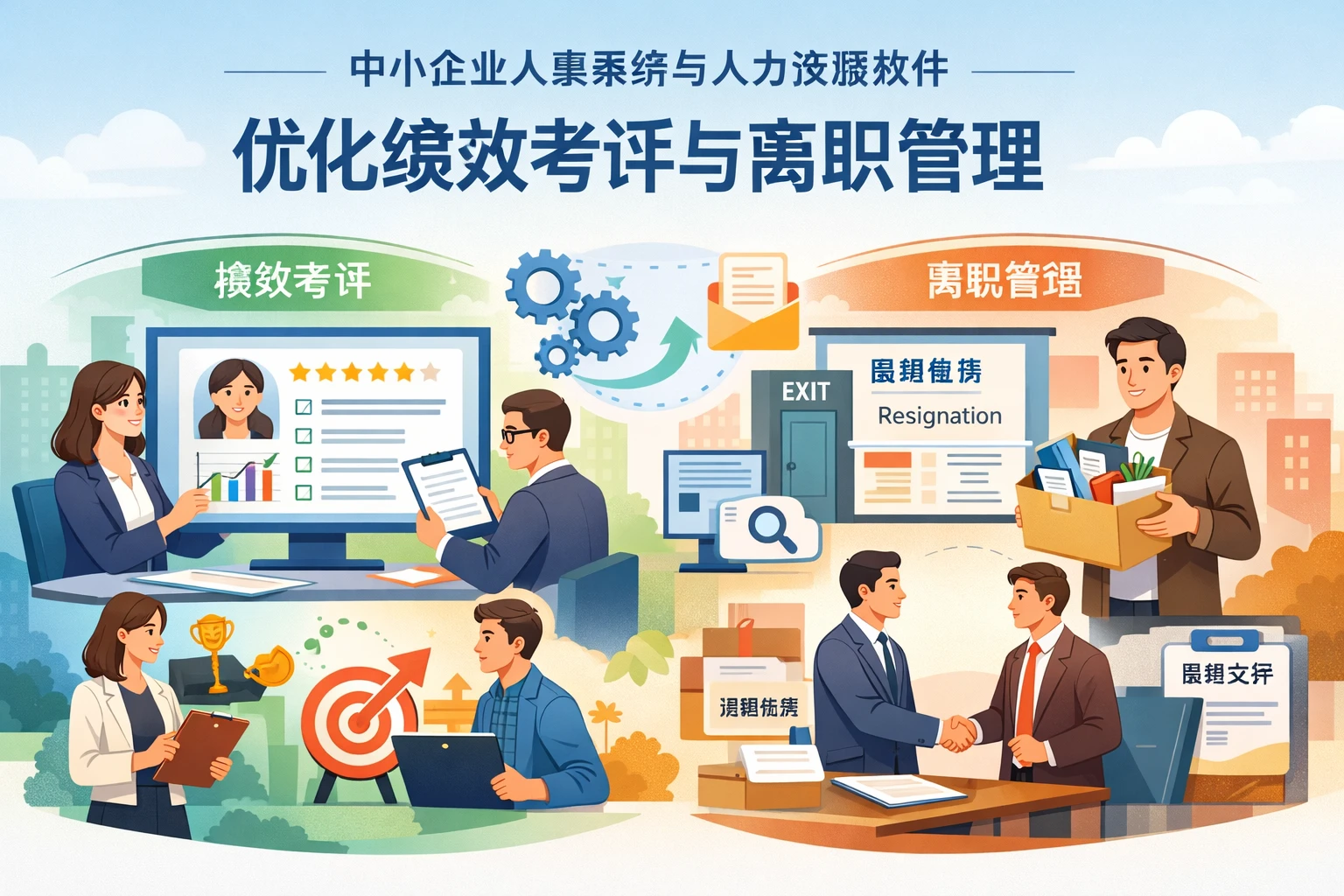 中小企业人事系统与人力资源软件：优化绩效考评与离职管理