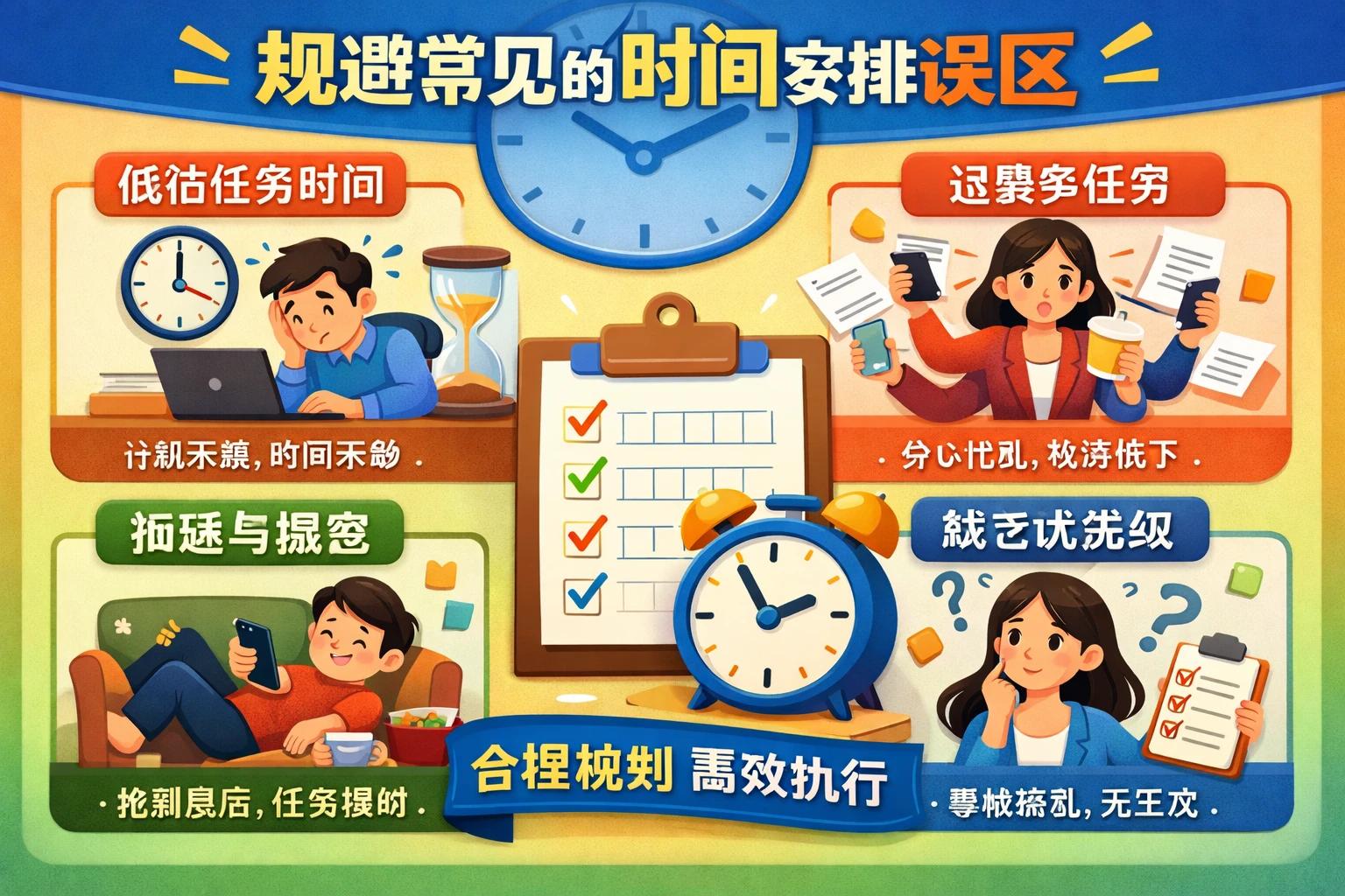 规避常见的时间安排误区