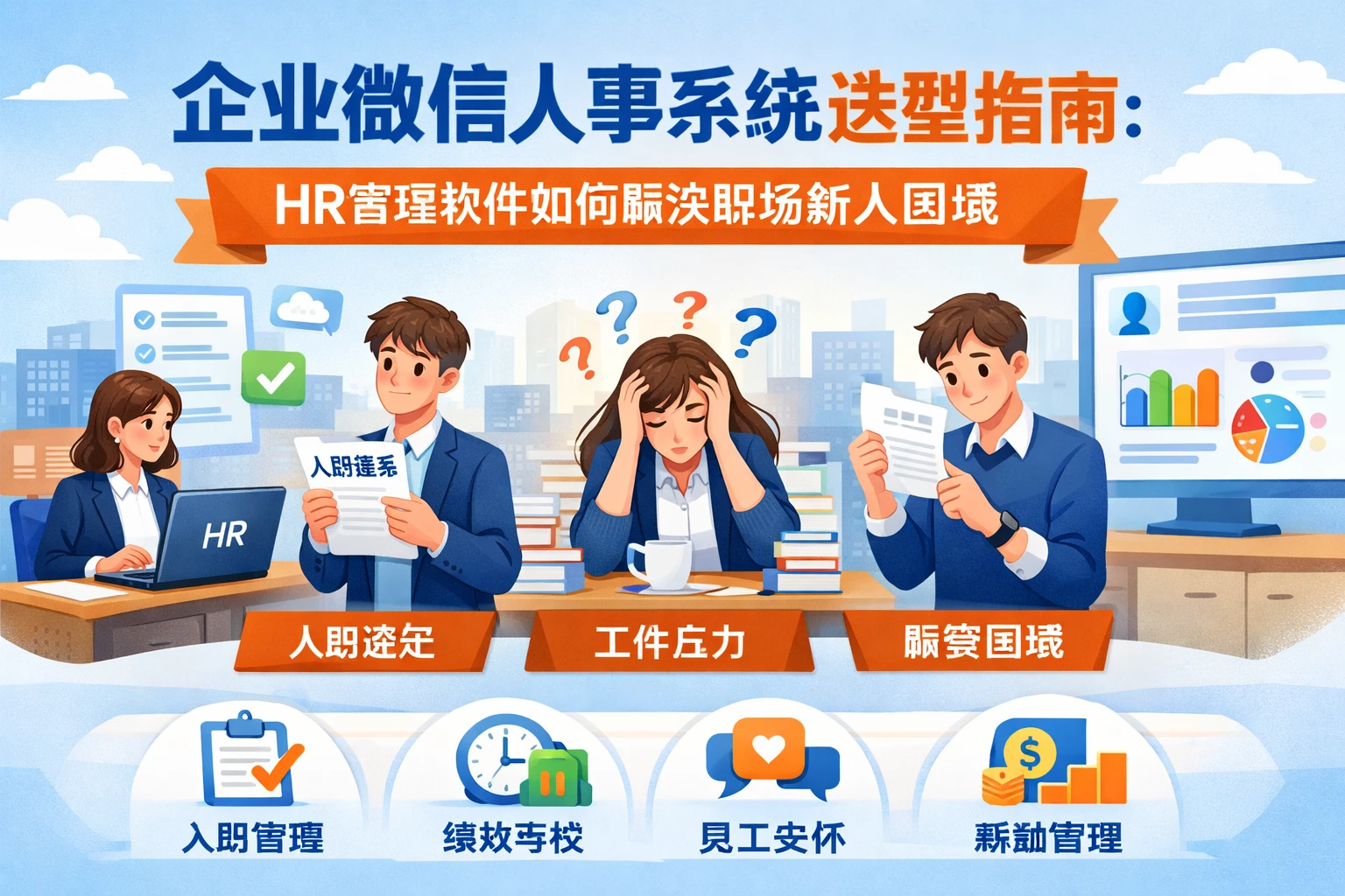 企业微信人事系统选型指南:HR管理软件如何解决职场新人困境