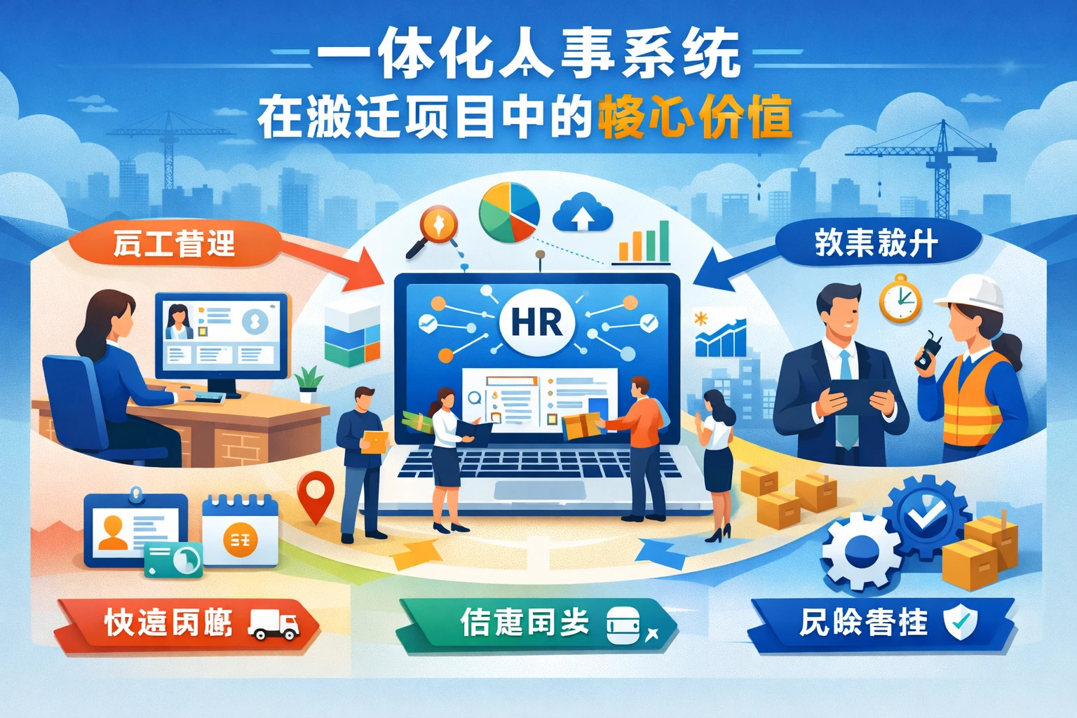 一体化人事系统在搬迁项目中的核心价值