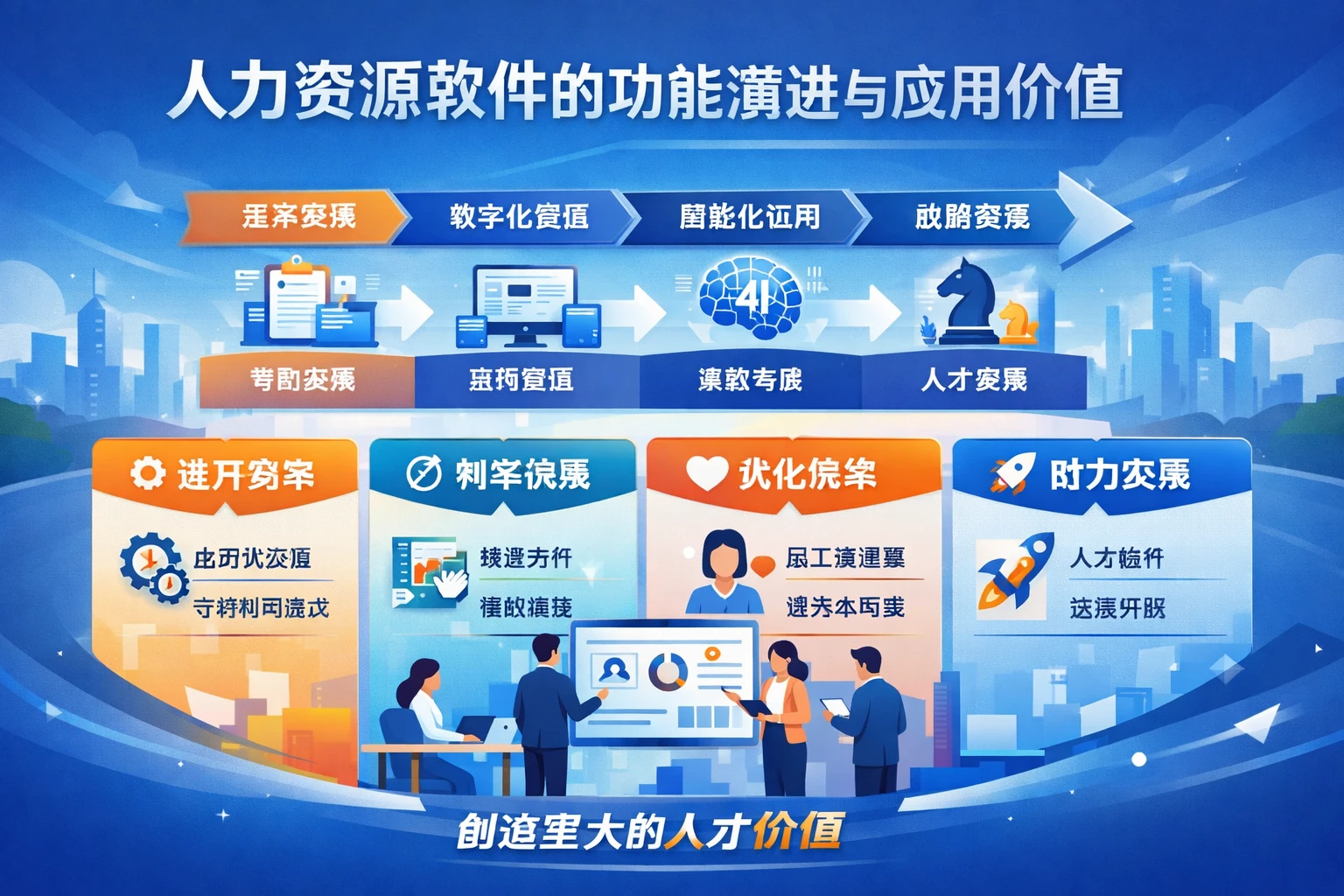 人力资源软件的功能演进与应用价值