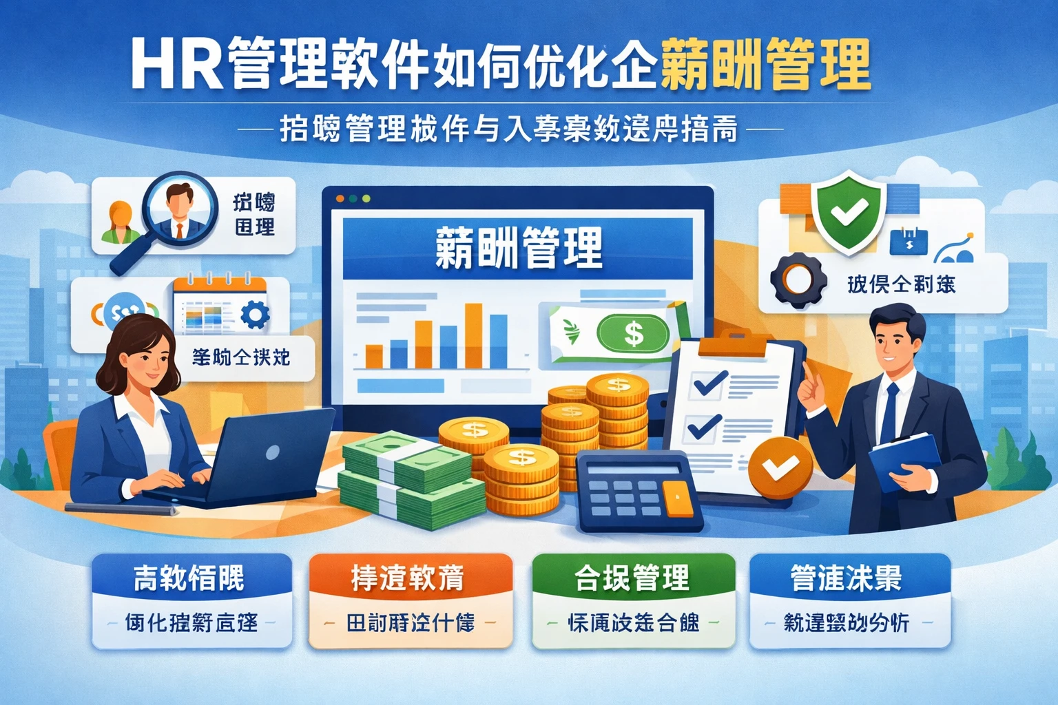 HR管理软件如何优化企业薪酬管理 - 招聘管理软件与人事系统选择指南