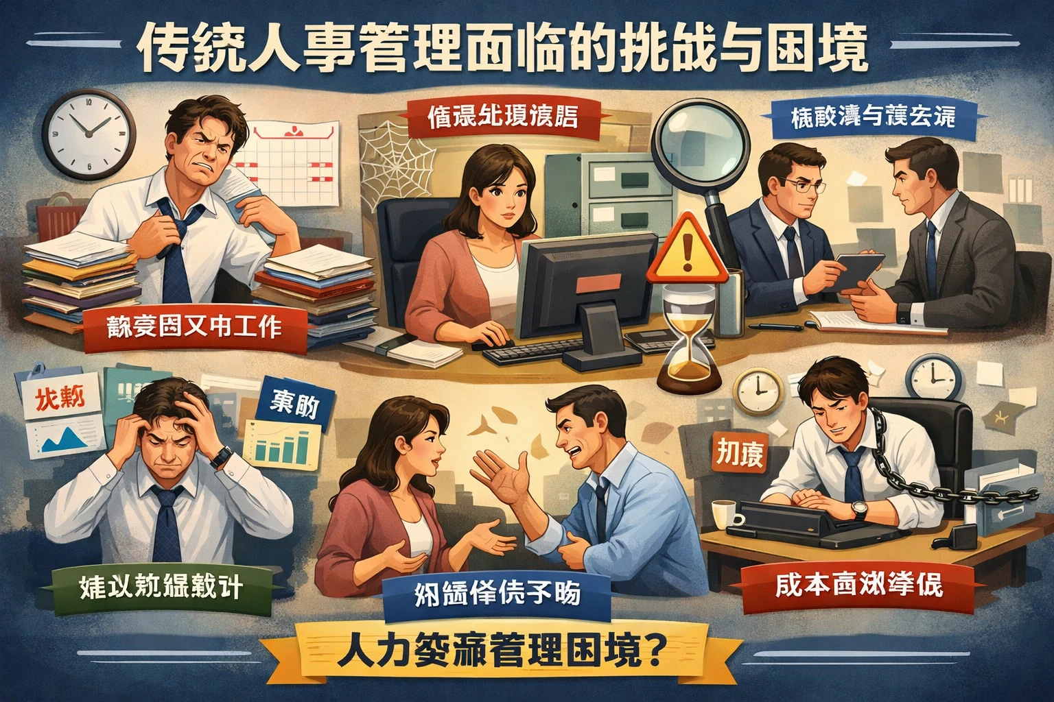 传统人事管理面临的挑战与困境