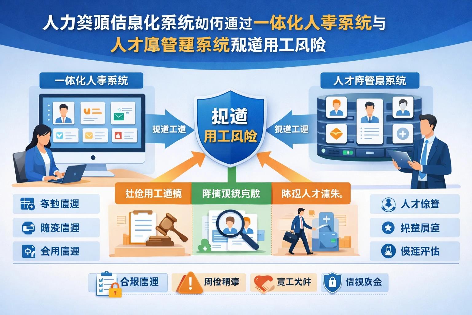 人力资源信息化系统如何通过一体化人事系统与人才库管理系统规避用工风险