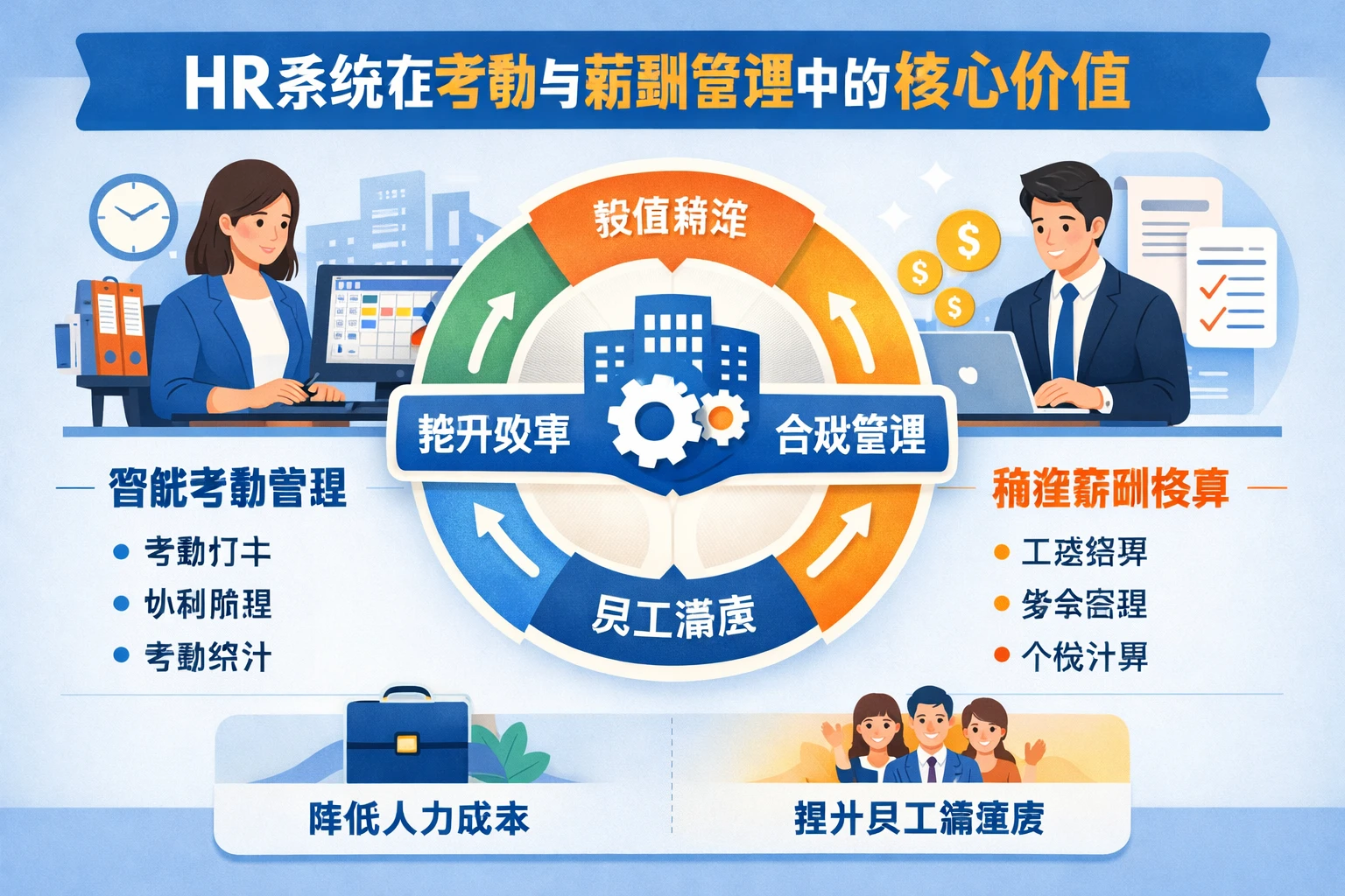 HR系统在考勤与薪酬管理中的核心价值