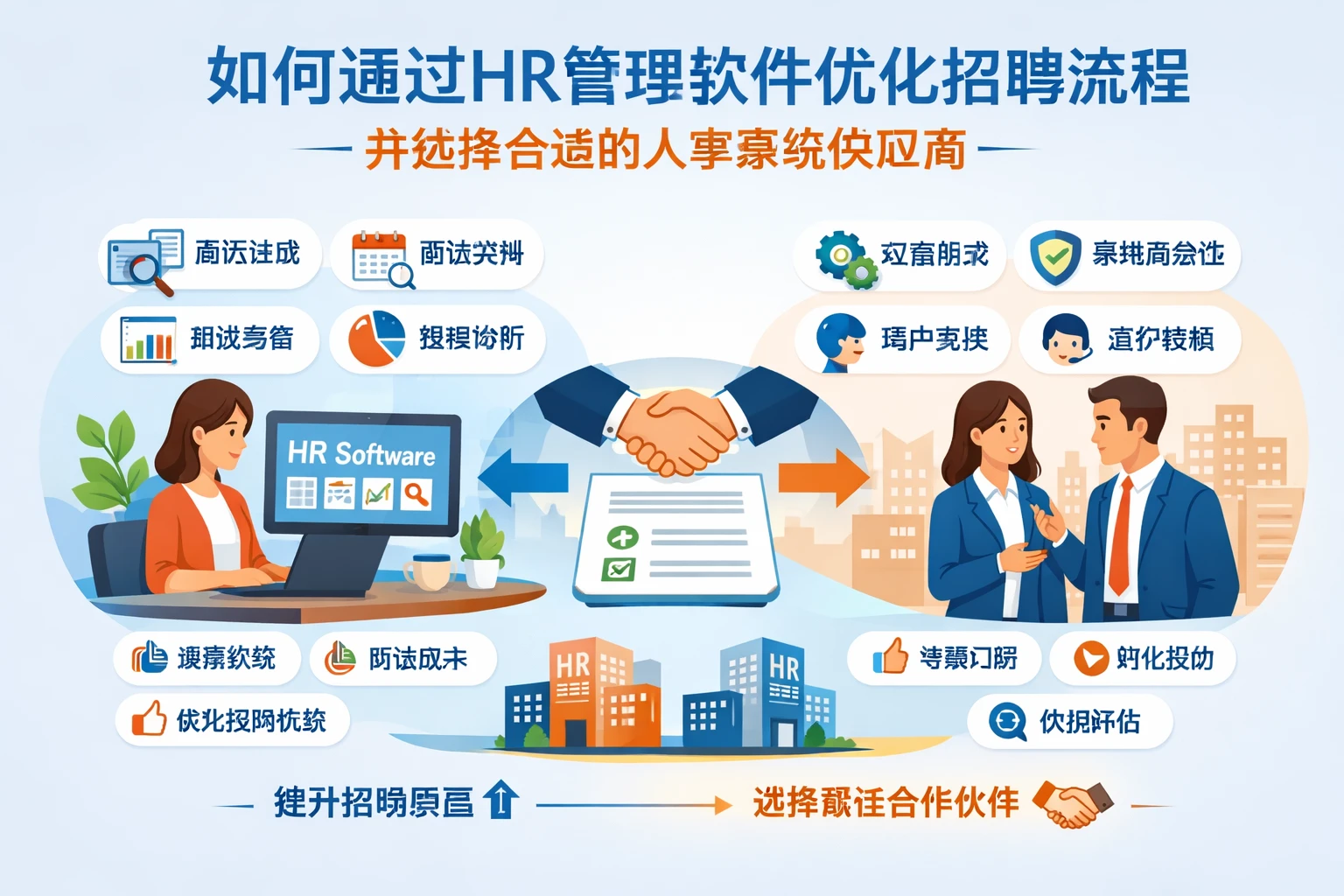 如何通过HR管理软件优化招聘流程并选择合适的人事系统供应商