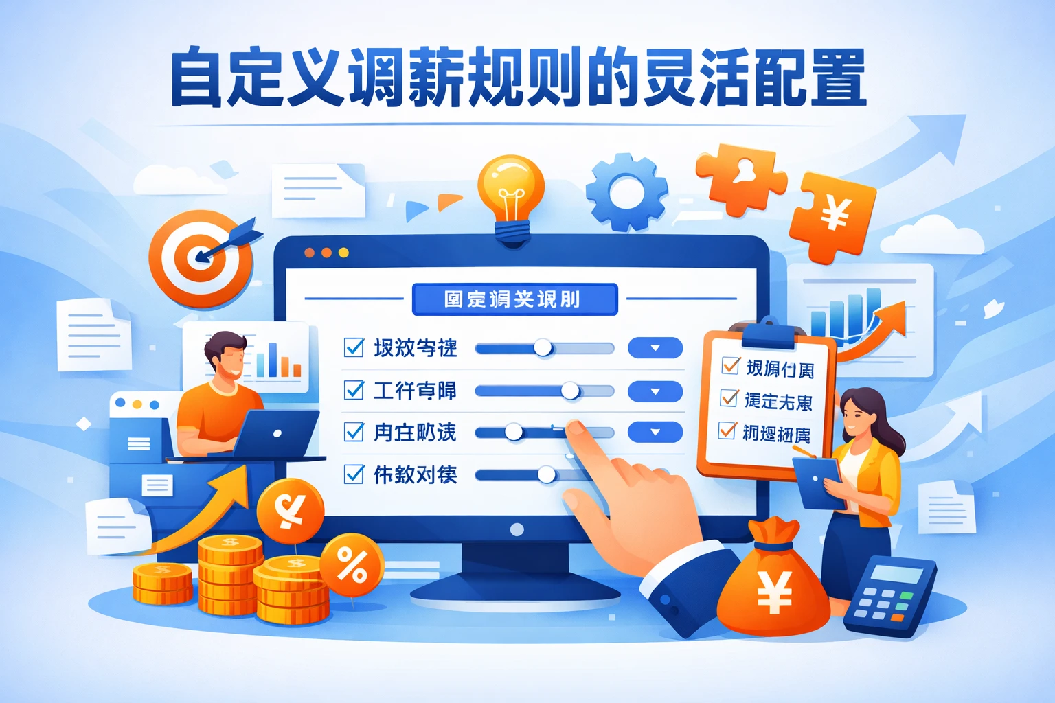 自定义调薪规则的灵活配置