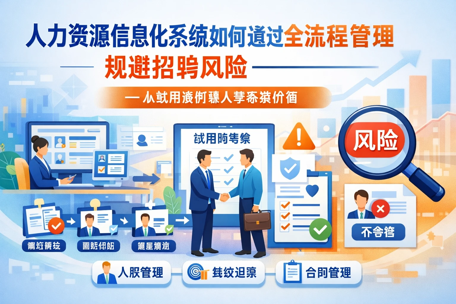 人力资源信息化系统如何通过全流程管理规避招聘风险——从试用案例看人事系统价值