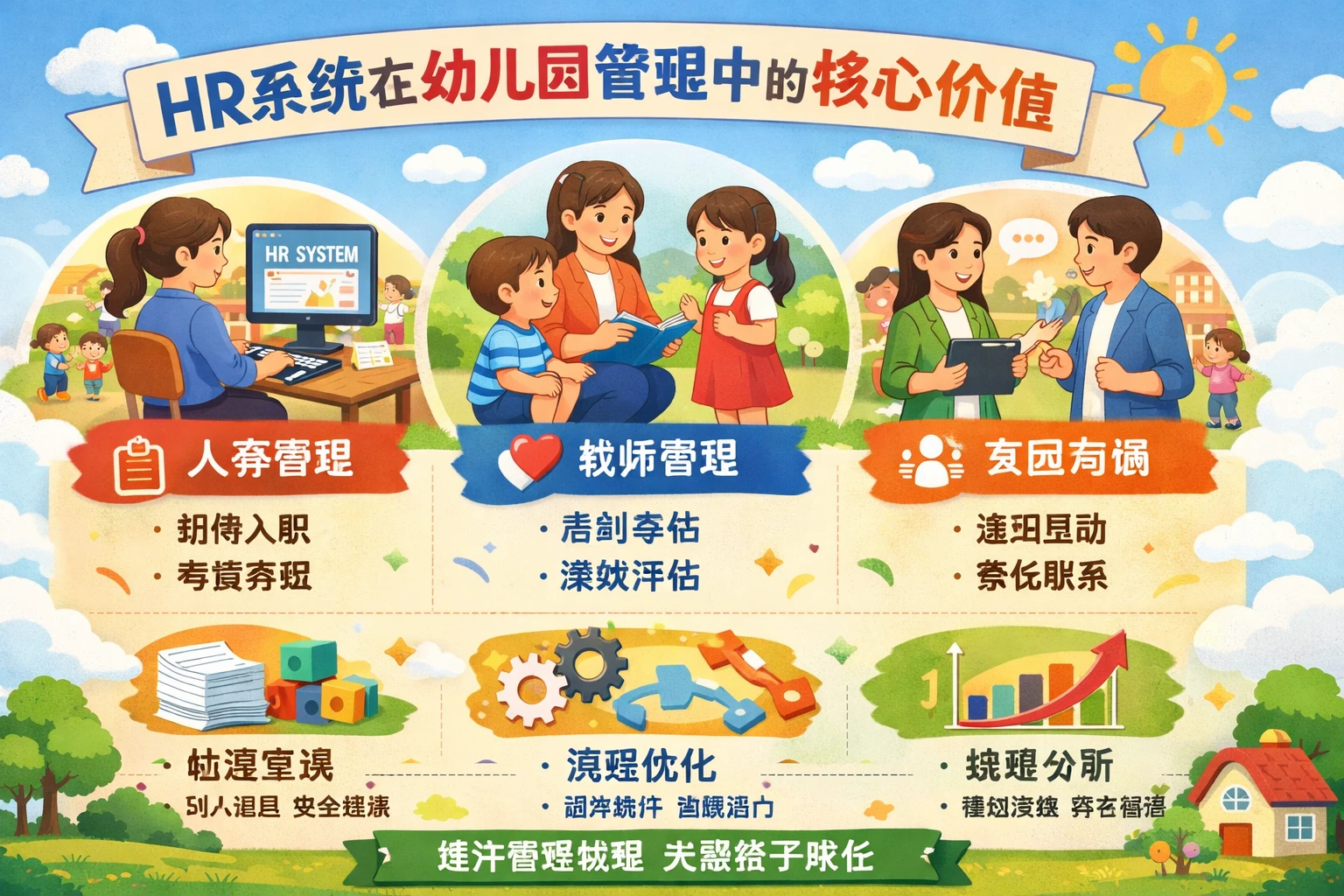 HR系统在幼儿园管理中的核心价值