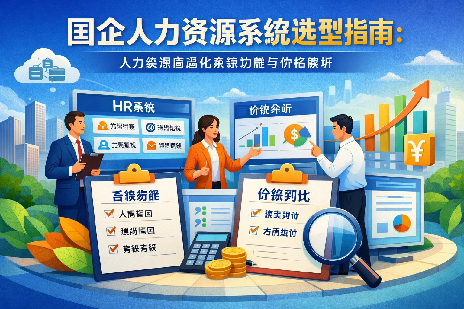 国企人力资源系统选型指南：人力资源信息化系统功能与价格解析