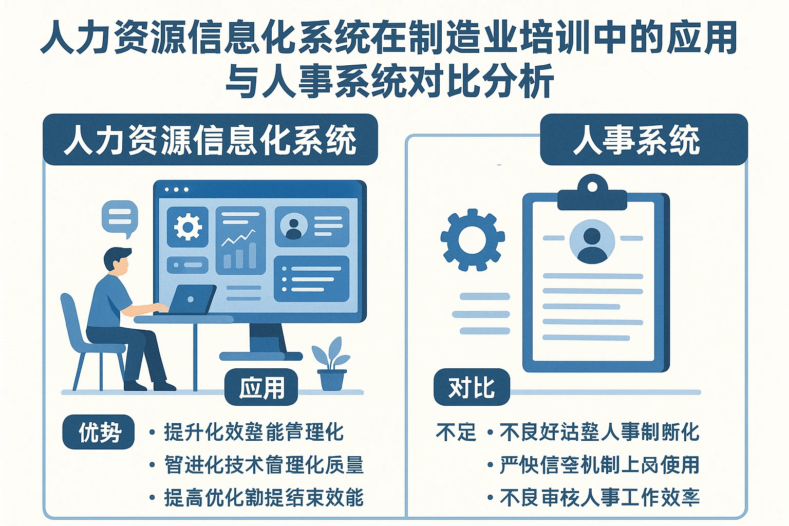 人力资源信息化系统在制造业培训中的应用与人事系统对比分析