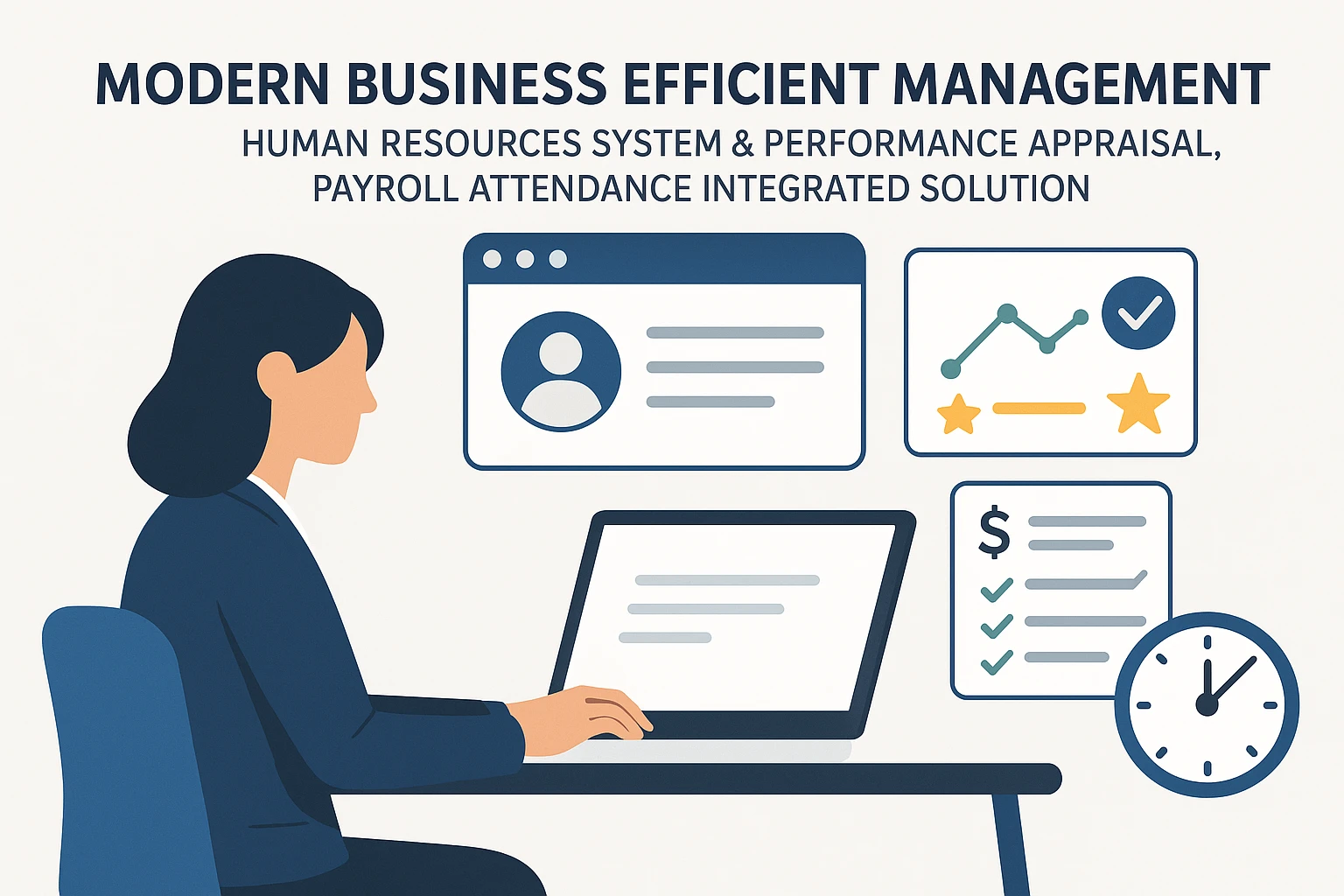 现代企业高效管理：人事系统与绩效考评、工资考勤一体化解决方案