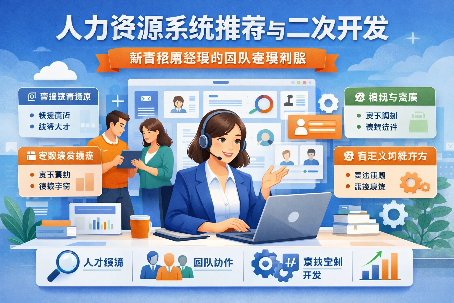 人力资源系统推荐与二次开发：新晋招聘经理的团队管理利器