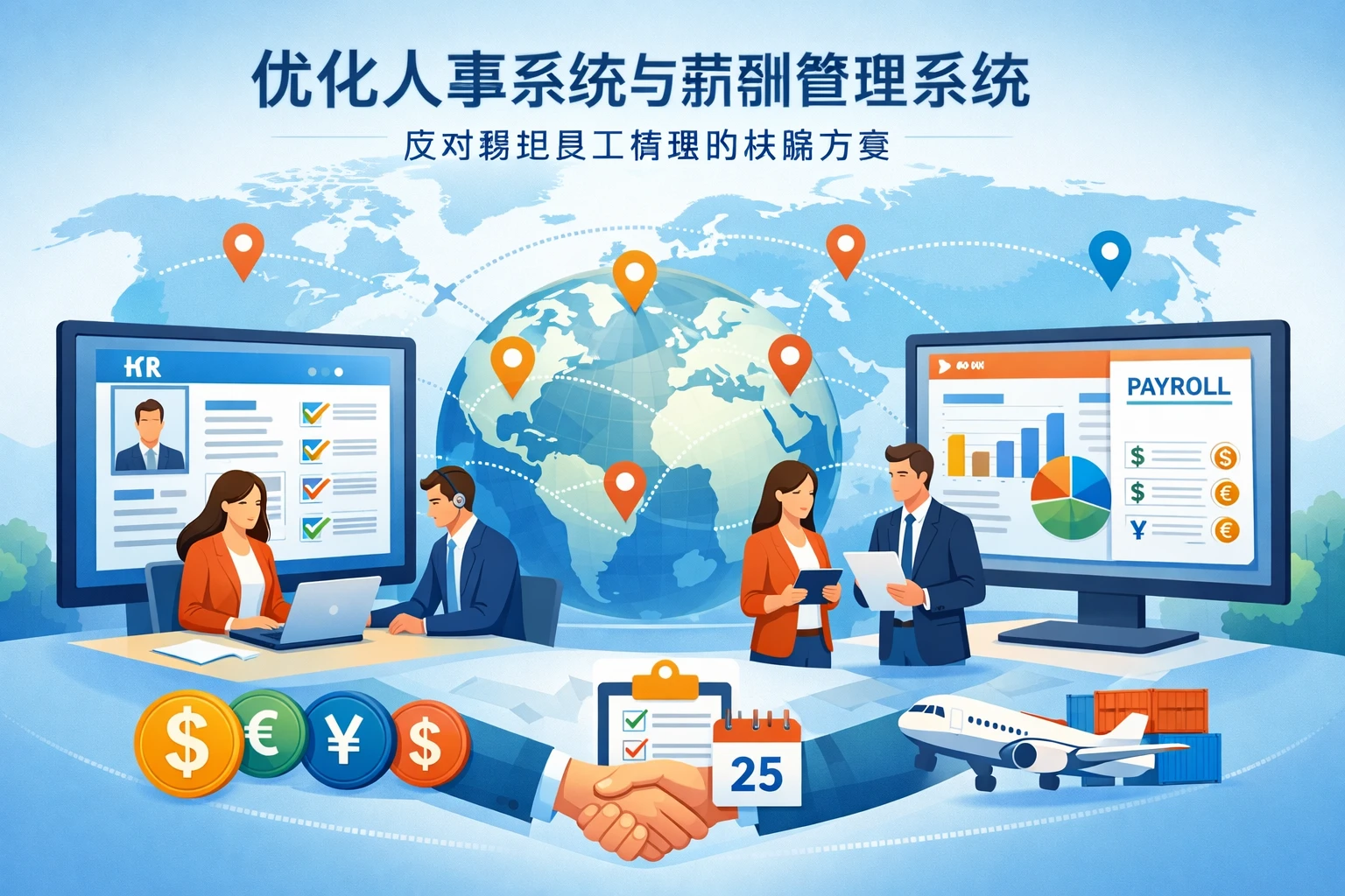 优化人事系统与薪酬管理系统：应对跨地员工管理的战略方案